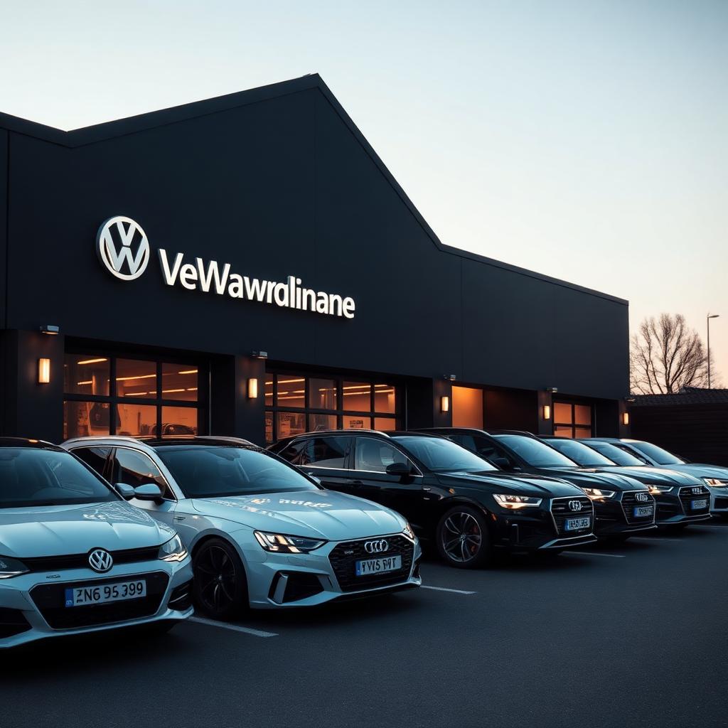 VAG-auto's voor de werkplaats
